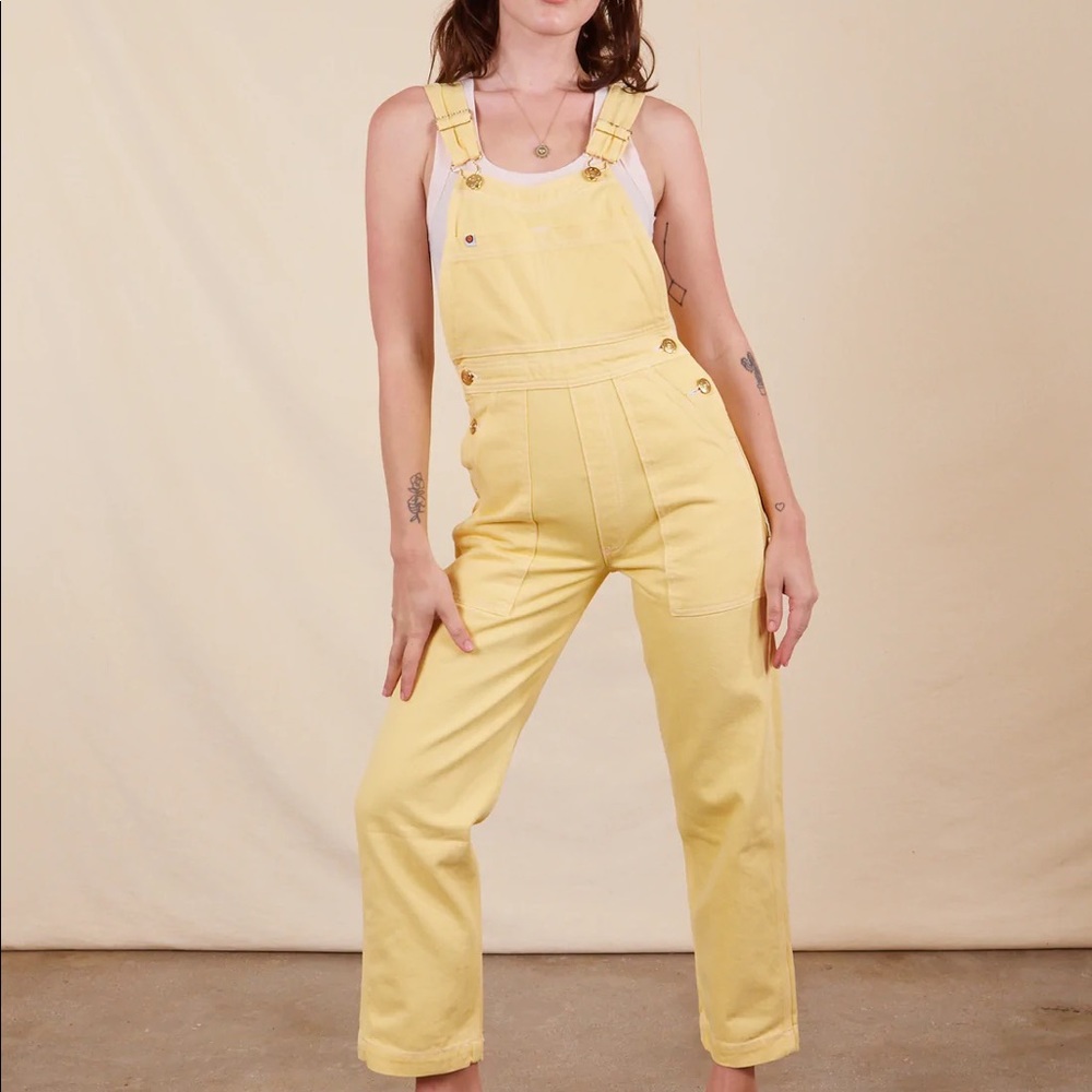 Big Bud Press Original Overalls - Butter Yellow XXS